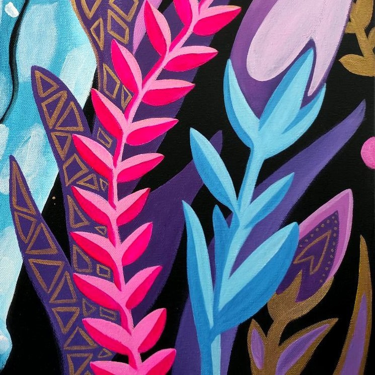 Дивный сад. Художник Анастасия Кисткина, Петербург