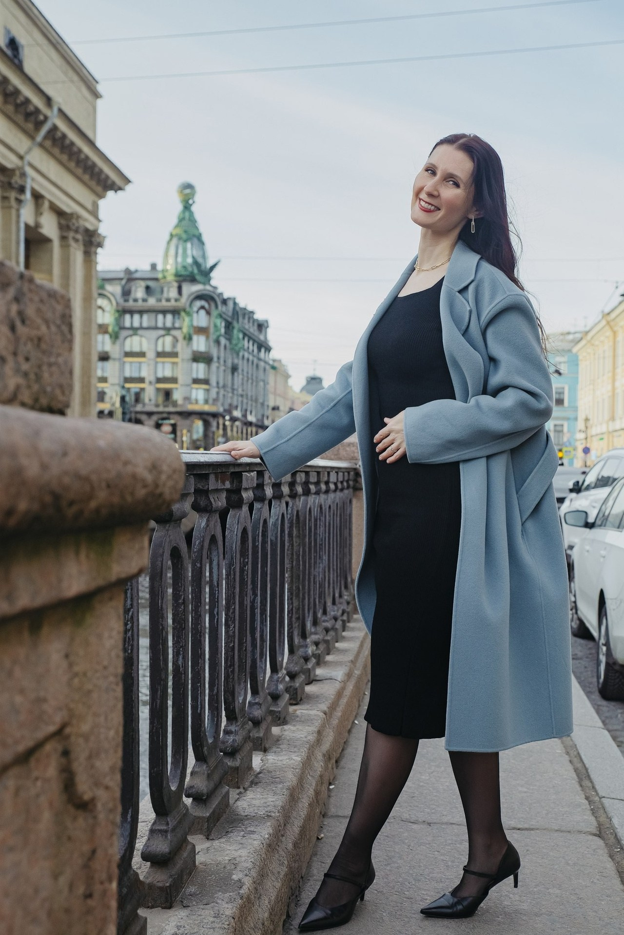 Фотосессия на набережной в Петербурге