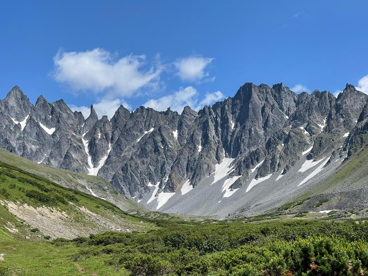 Горный хребет Ганальские Востряки. Экскурсионные туры по Камчатке