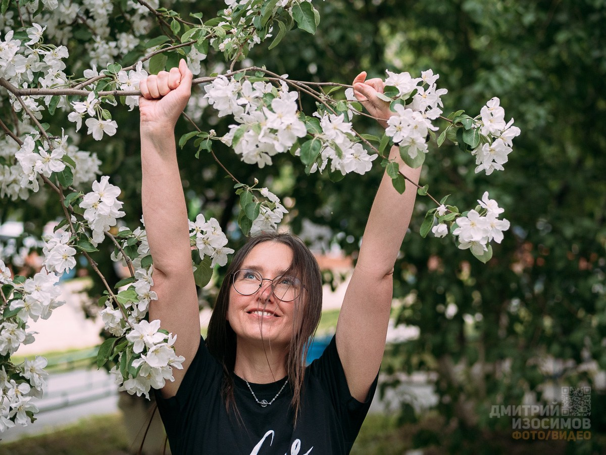 Фотосессия с яблонями (10 минут)