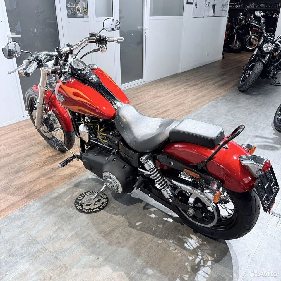 2012 Dyna Wide Glide 96 Red Оrаngе Flames. Hello Davidson, Москва. Только хорошие мотоциклы…