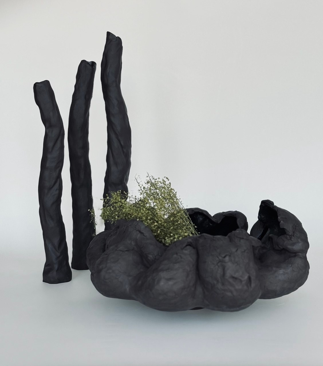 авторская керамика темная материя художник Татьяна Богданова керамика ручной работы