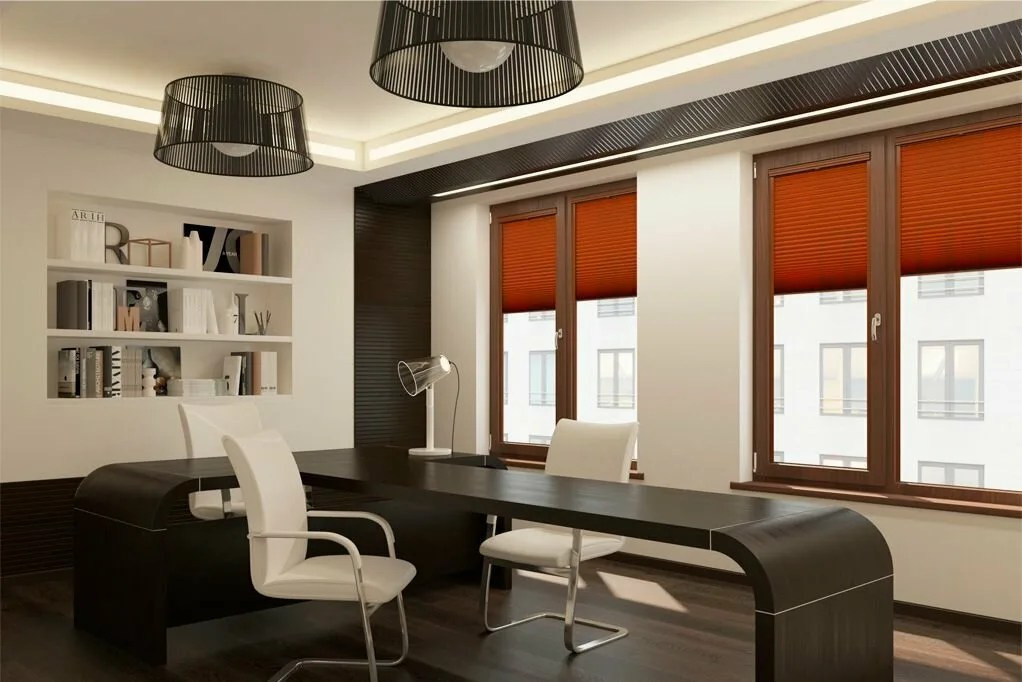 Шторы в кабинет. Салон по пошиву штор на заказ по индивидуальным размерам