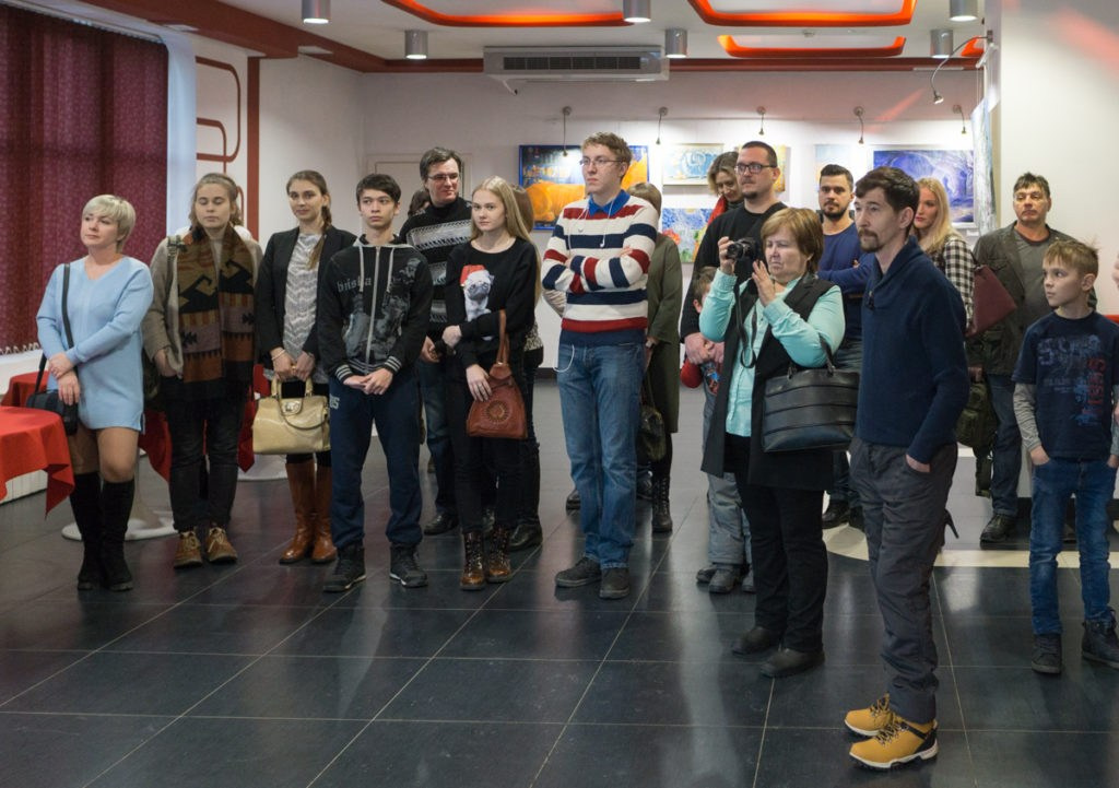 Вернисаж выставки, живопись в Челябинске