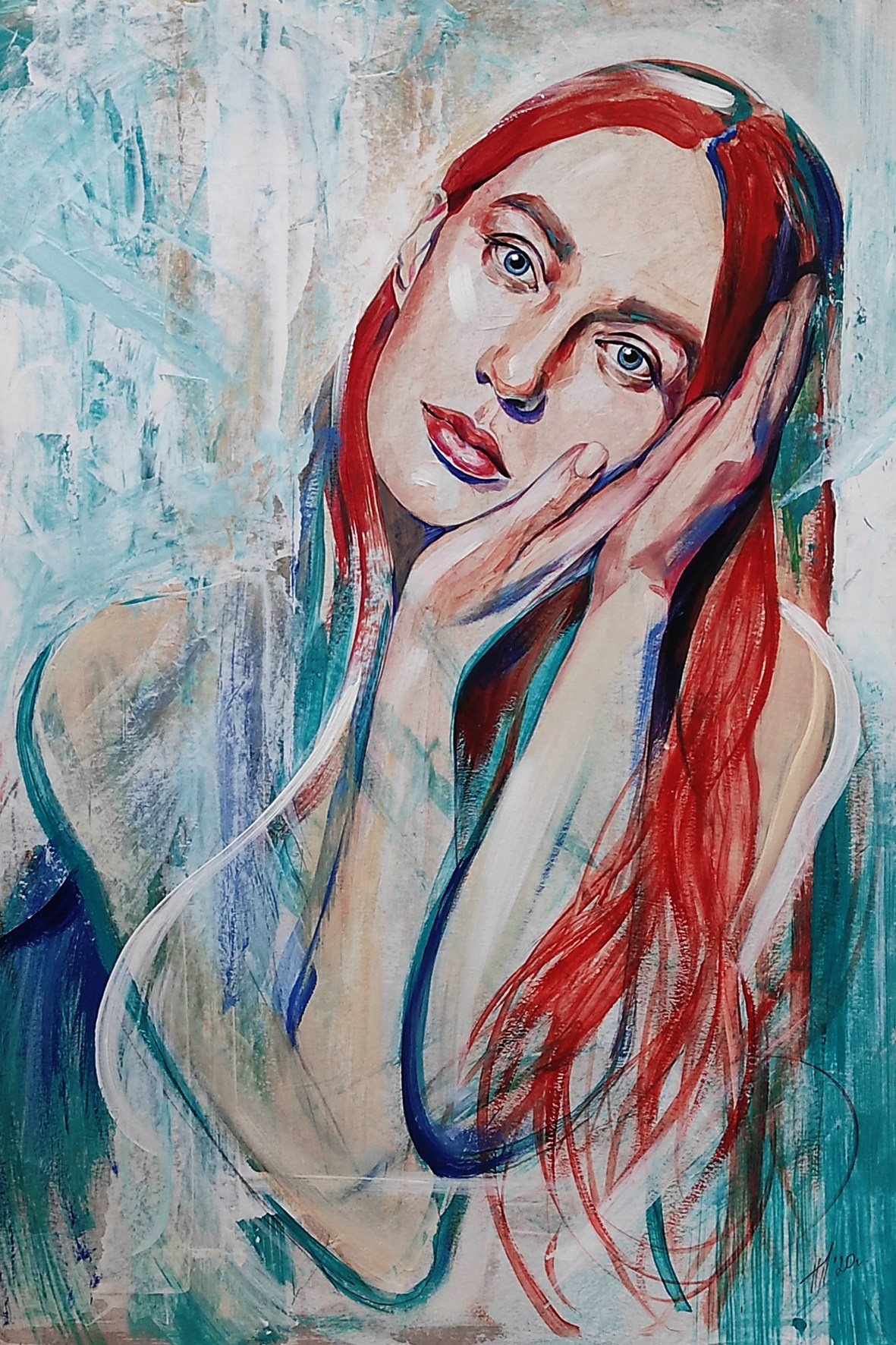 Картон, акрил 40x60