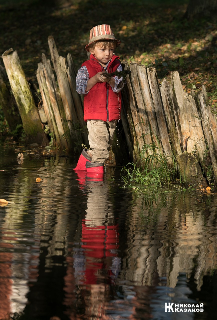 Детская фотосессия на природе. Николай Казаков. Профессиональный фотограф. Преподаватель фотографии