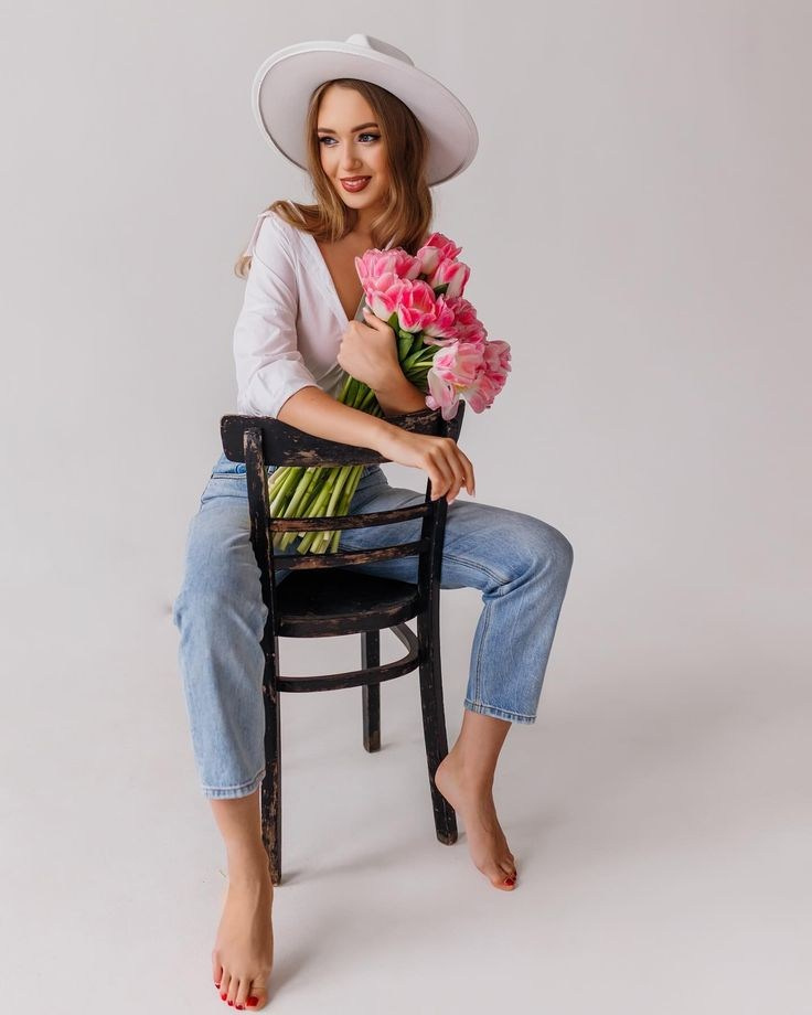 Фотосессии с живыми цветами в Железнодорожном