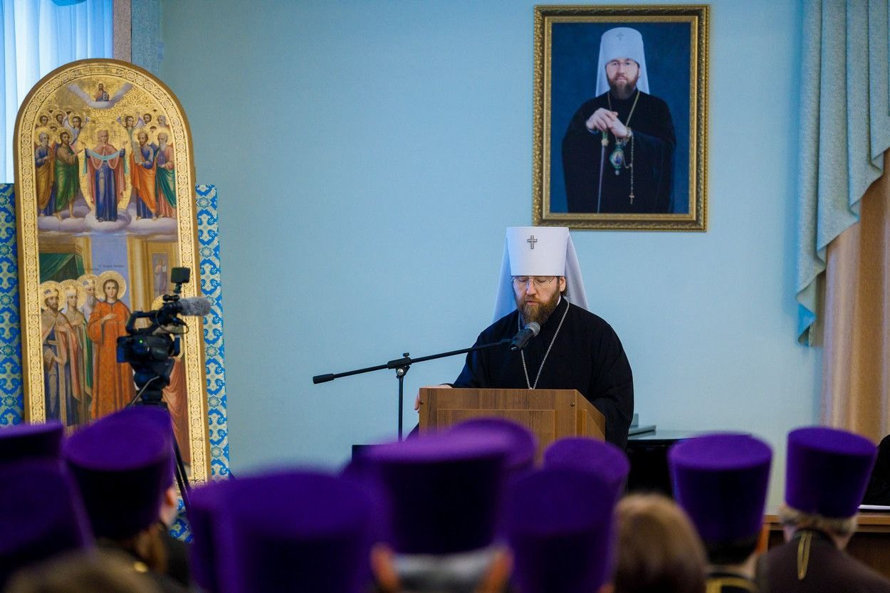 МИТРОПОЛИТ ИГНАТИЙ ВОЗГЛАВИЛ ЕЖЕГОДНОЕ ЕПАРХИАЛЬНОЕ СОБРАНИЕ ДУХОВЕНСТВА САРАТОВСКОЙ ЕПАРХИИ. Саратовское Северо-Западное благочиние