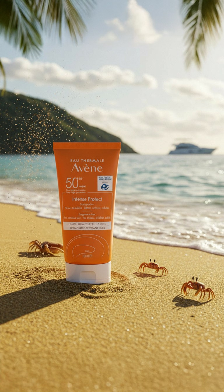 Рекламная предметная фотосъемка Avene