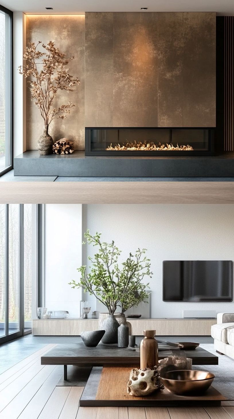 Современный стиль. Металл и Пламя — студия дизайна