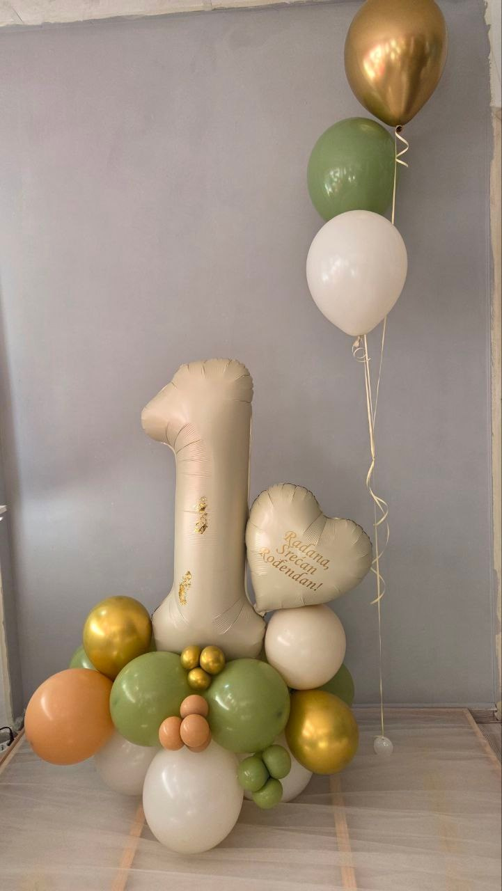 Balino prvi rodendan dostava balona Novi Sad dostava balonaBeograd. Шары с гелием, фотозоны Нови Сад Белград. Balone i dekoracije od balona Novi Sad Beograd