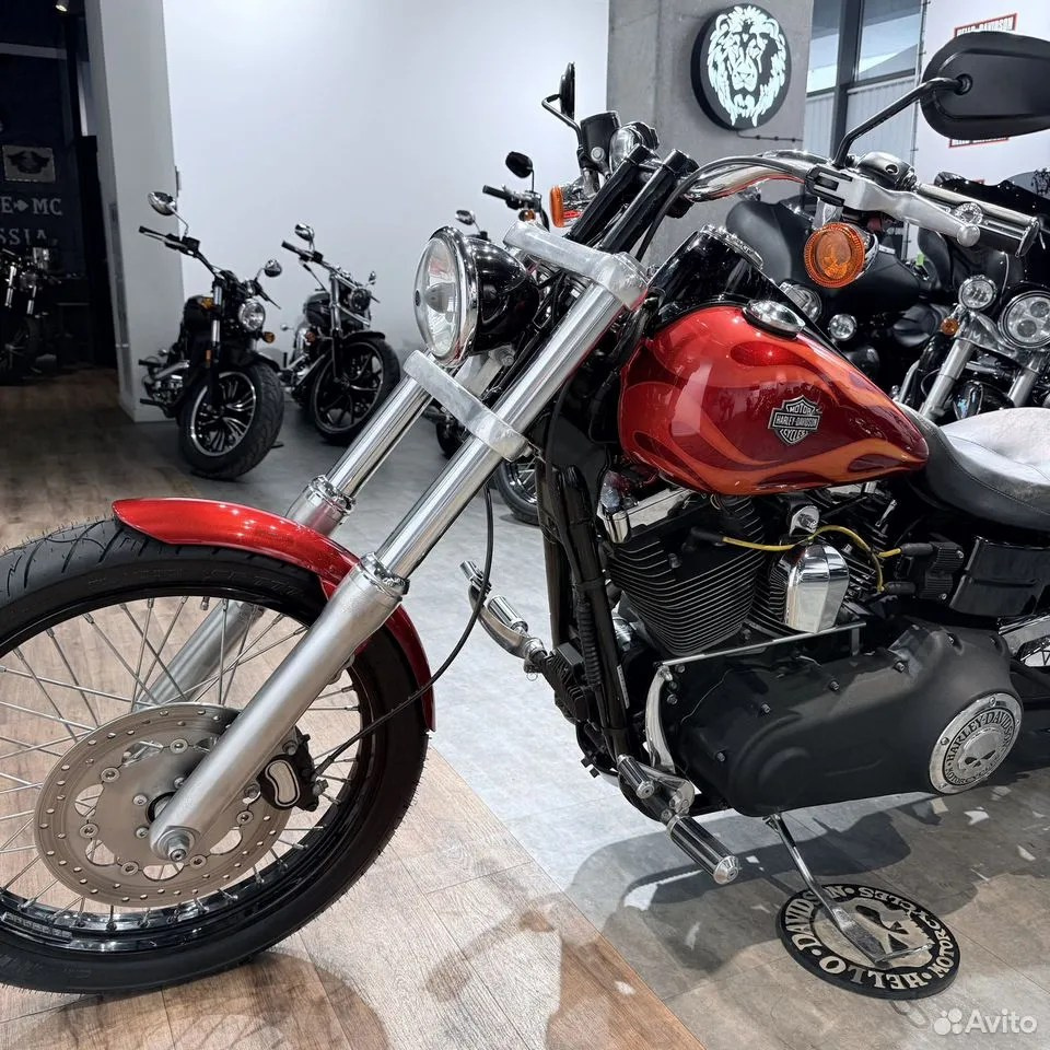 2012 Dyna Wide Glide 96 Red Оrаngе Flames. Hello Davidson, Москва. Только хорошие мотоциклы…