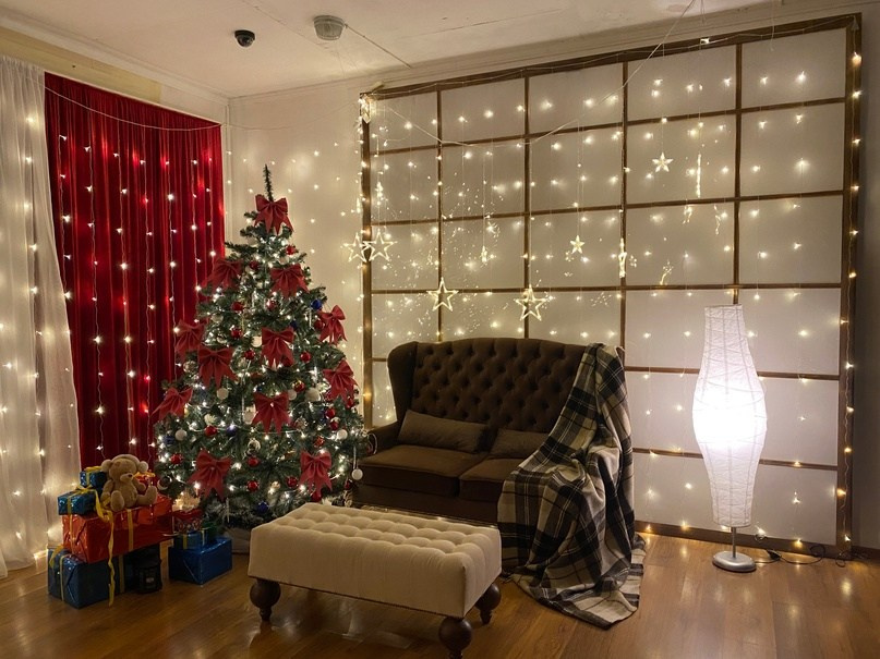 Стена с подстветкой. Фотостудия и видеостудия DF Studio в Туле. Фото, видео, подкасты