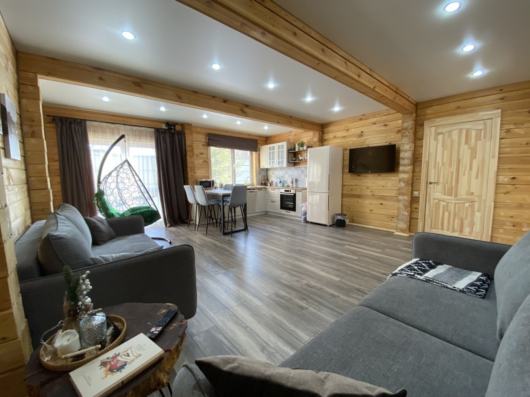 Проект Райский 2 спальни 90 м². Уральский завод Профилированного бруса в Челябинске