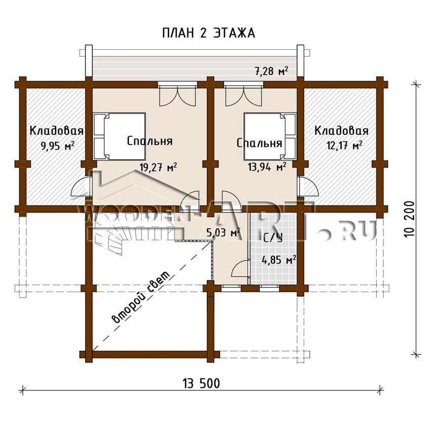 «Малые вяземы» 206 кв. м. Проекты деревянных домов
