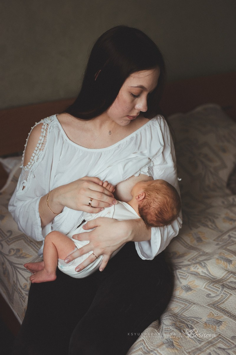 Фотосессия дома с новорожденным. Фотограф новорожденных в Магнитогорске Ксюша Борисова