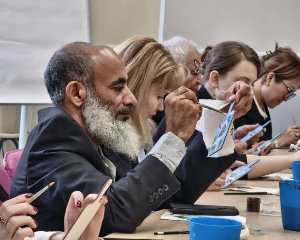 Мастер-класс в ГПНТБ СО РАН. Сувениры и подарки с Ордынской росписью | Новосибирск