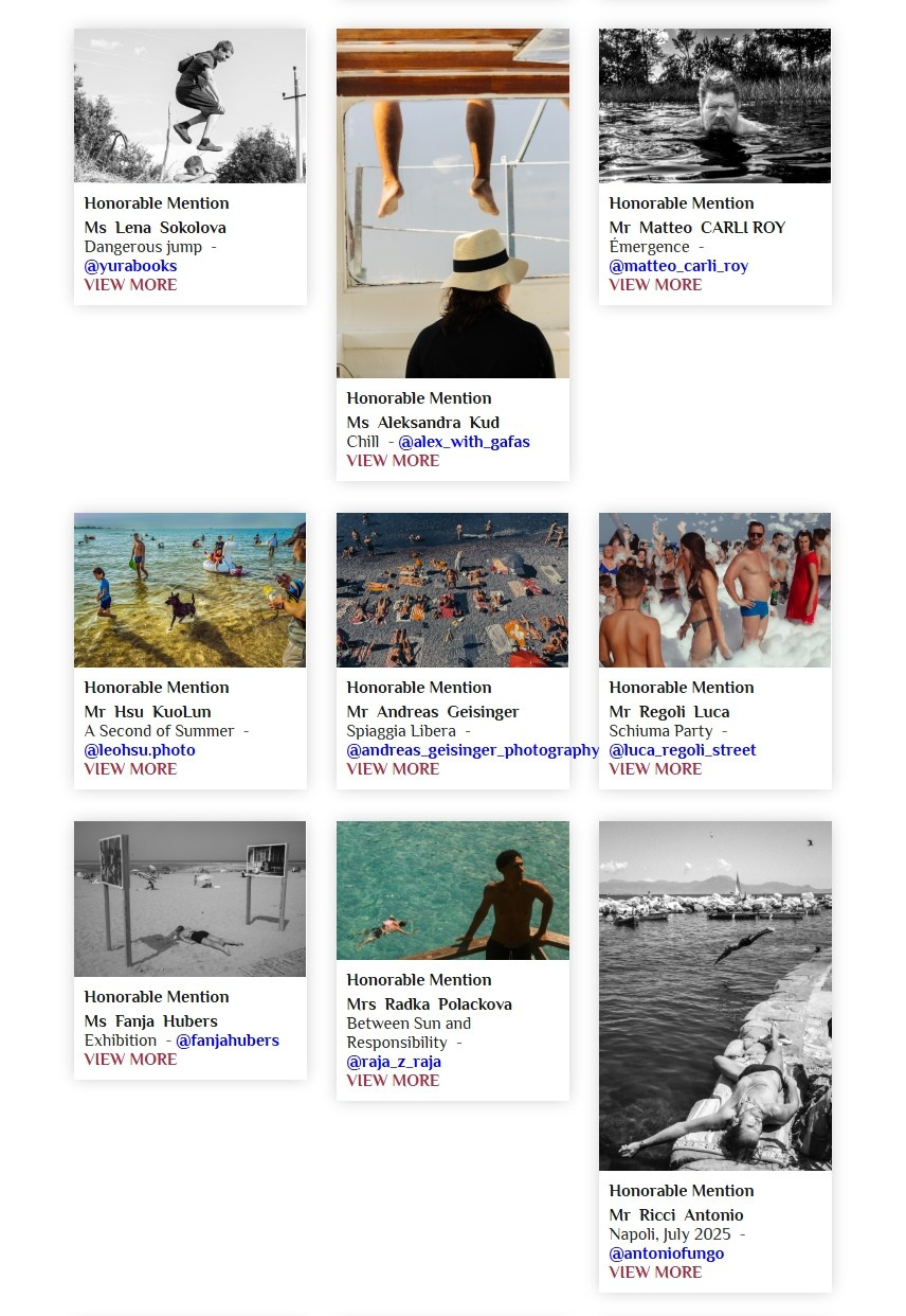Пять почетных упоминаний жюри на конкурсе Pispa-2025. Фотографии Лены Соколовой