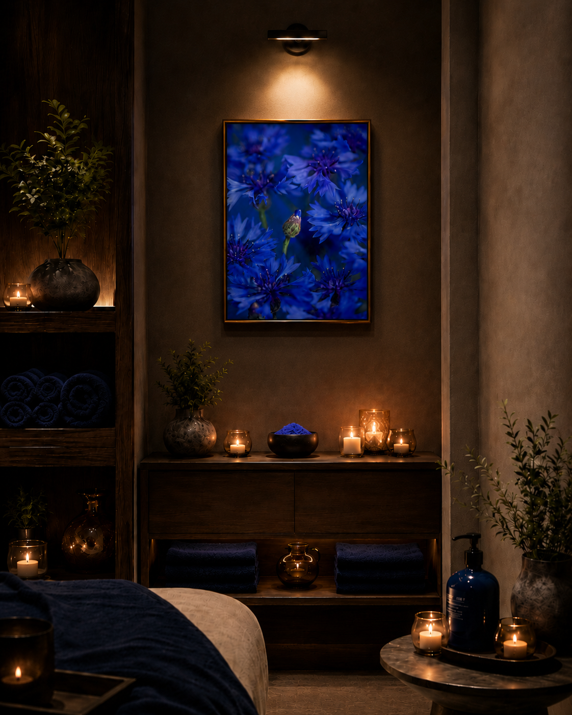Inner Blue. Author’s fine art prints with international delivery