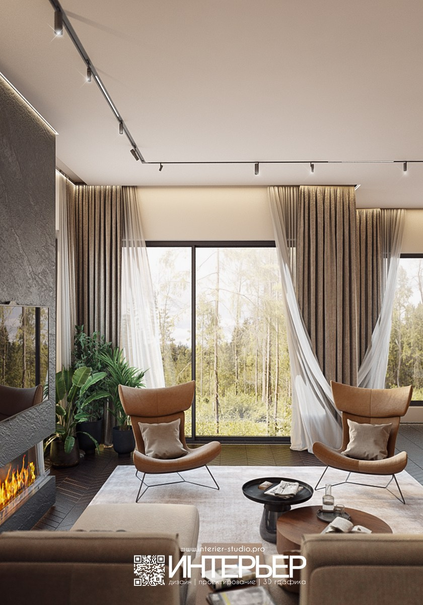 Дизайн-проект дома Тамирлана и Айшат. Корректировки по 3D визуализации гостиной-кухни-прихожей. Дизайн интерьера, 3D визуализация и 3D моделирование. Создание проектов и чертежей. КМВ: Кисловодск, Пятигорск, Ессентуки и удаленно