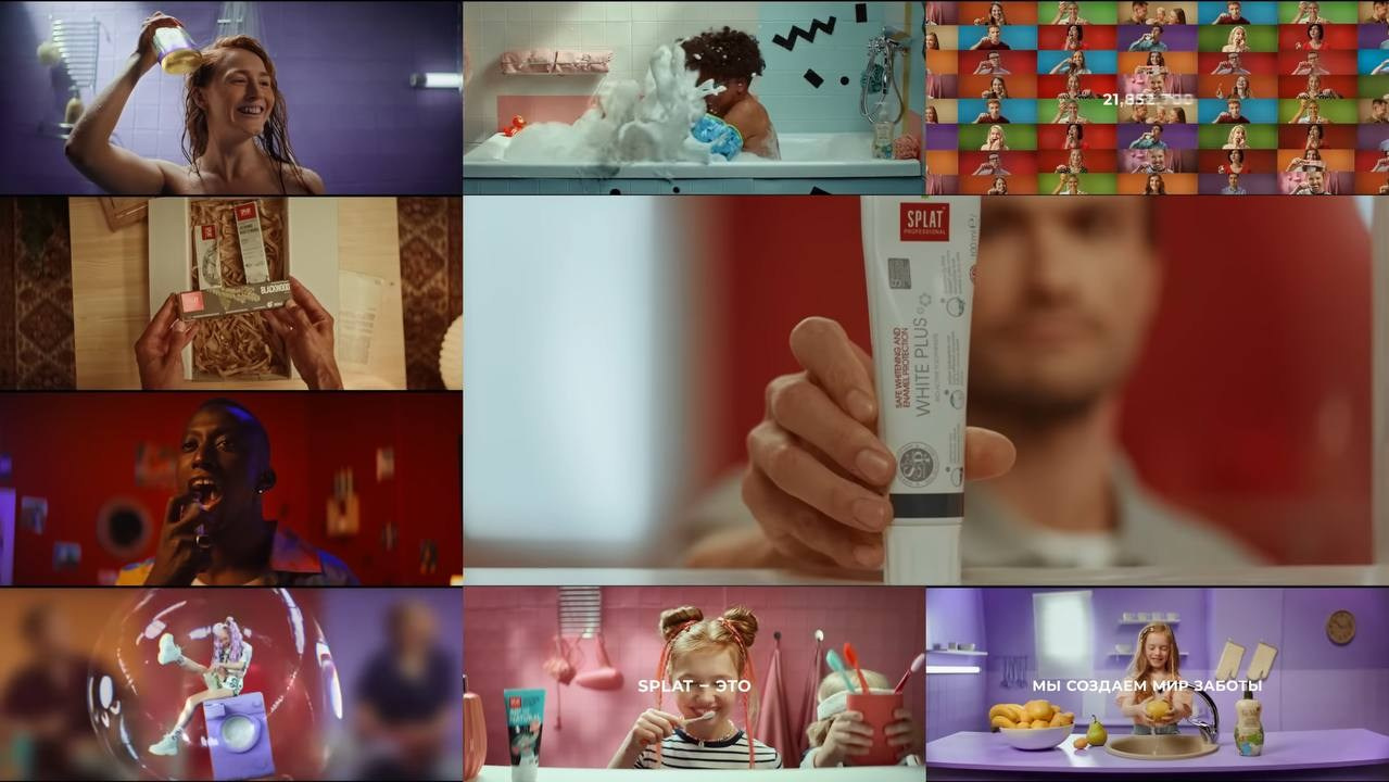 реклама SPLAT и Bio Mio, бекстейдж фотограф