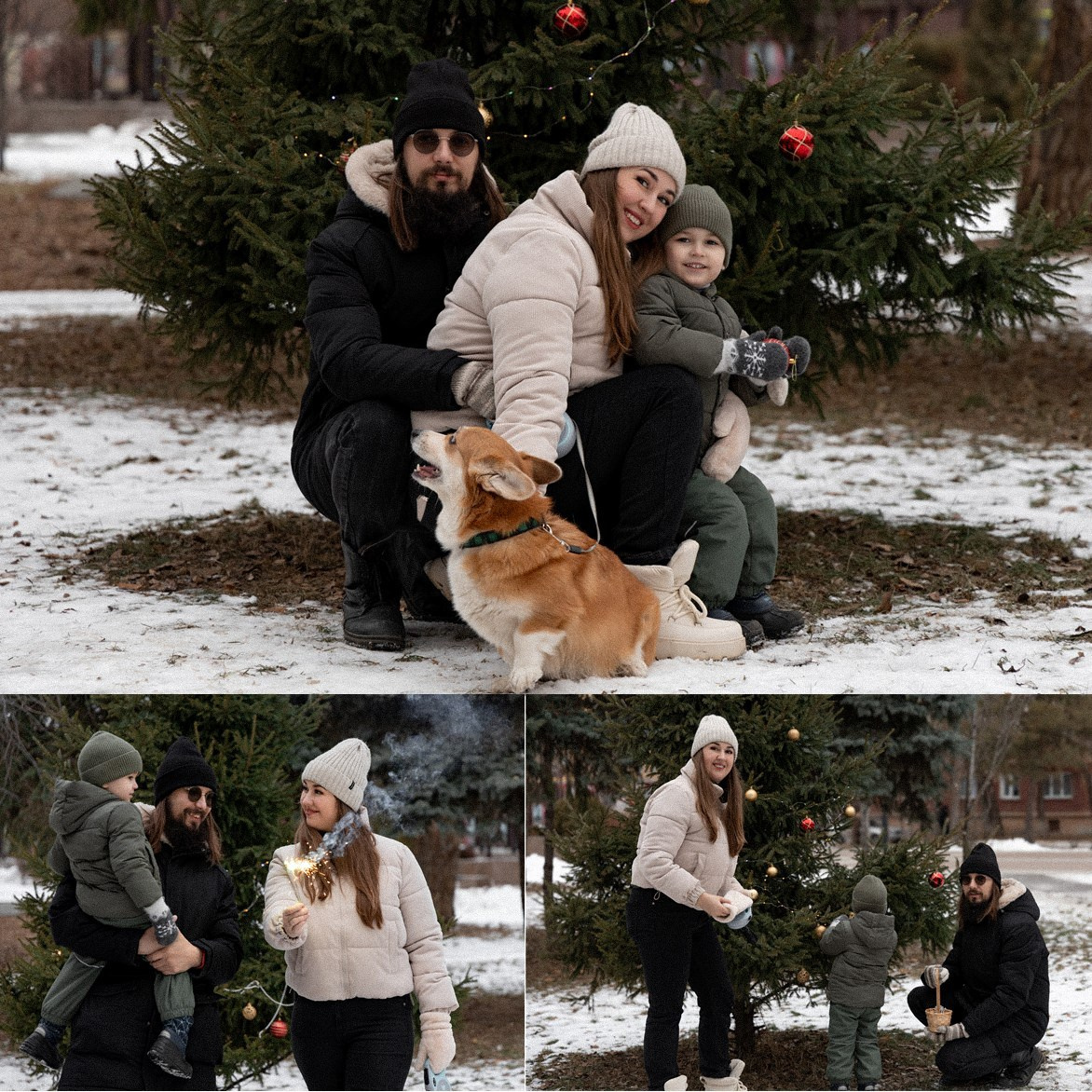 Новогодний фото-проект. Профессиональный фотограф в Омске Писанкина Анастасия
