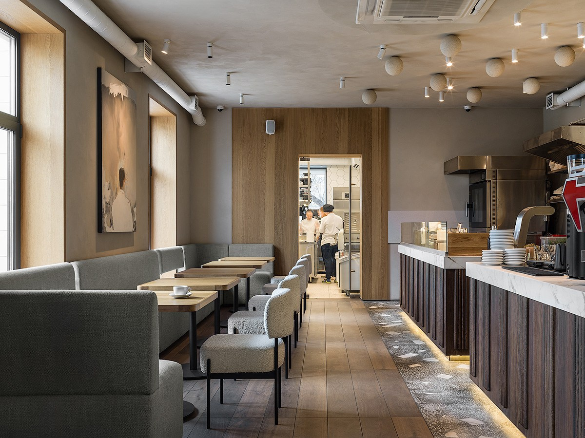 EMBER Cafe in Saratov Russia designed by QUADRUM STUDIO