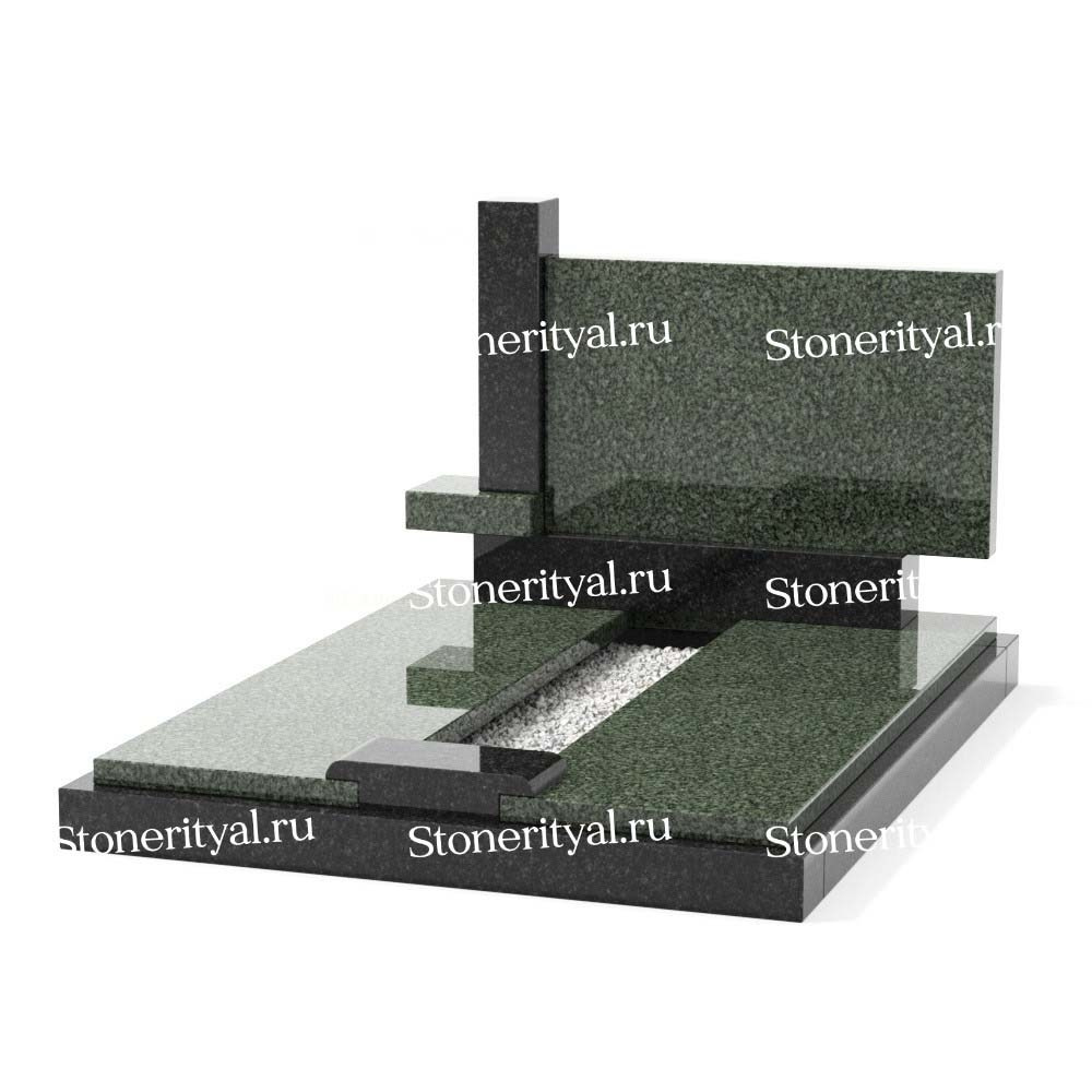 Комбинированные памятники на двоих. Изготовление и установка памятников в Москве и МО