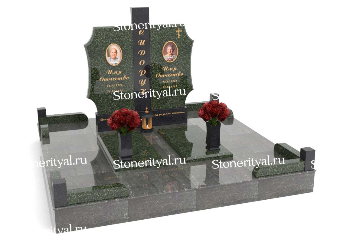 Семейные памятники. Изготовление и установка памятников в Москве и МО