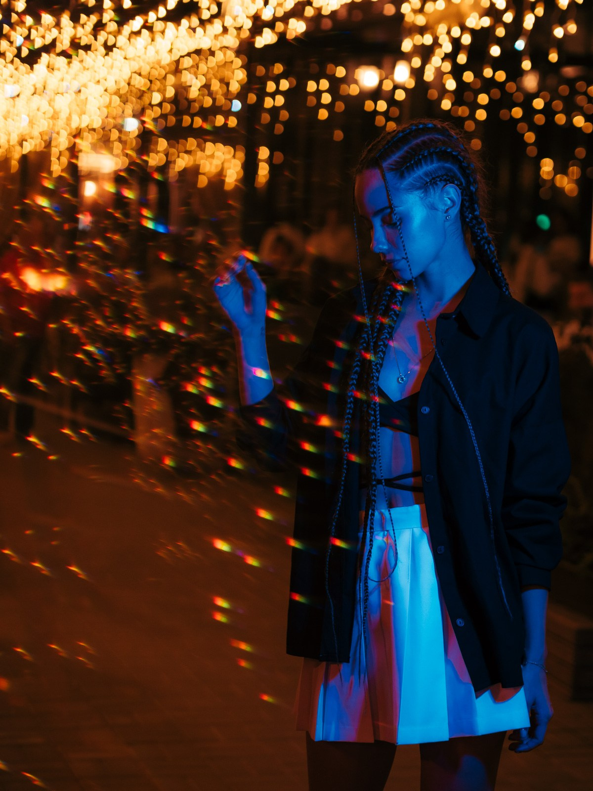 Съемка с цветным светом. Фотограф Диана Одинцова в Волгограде