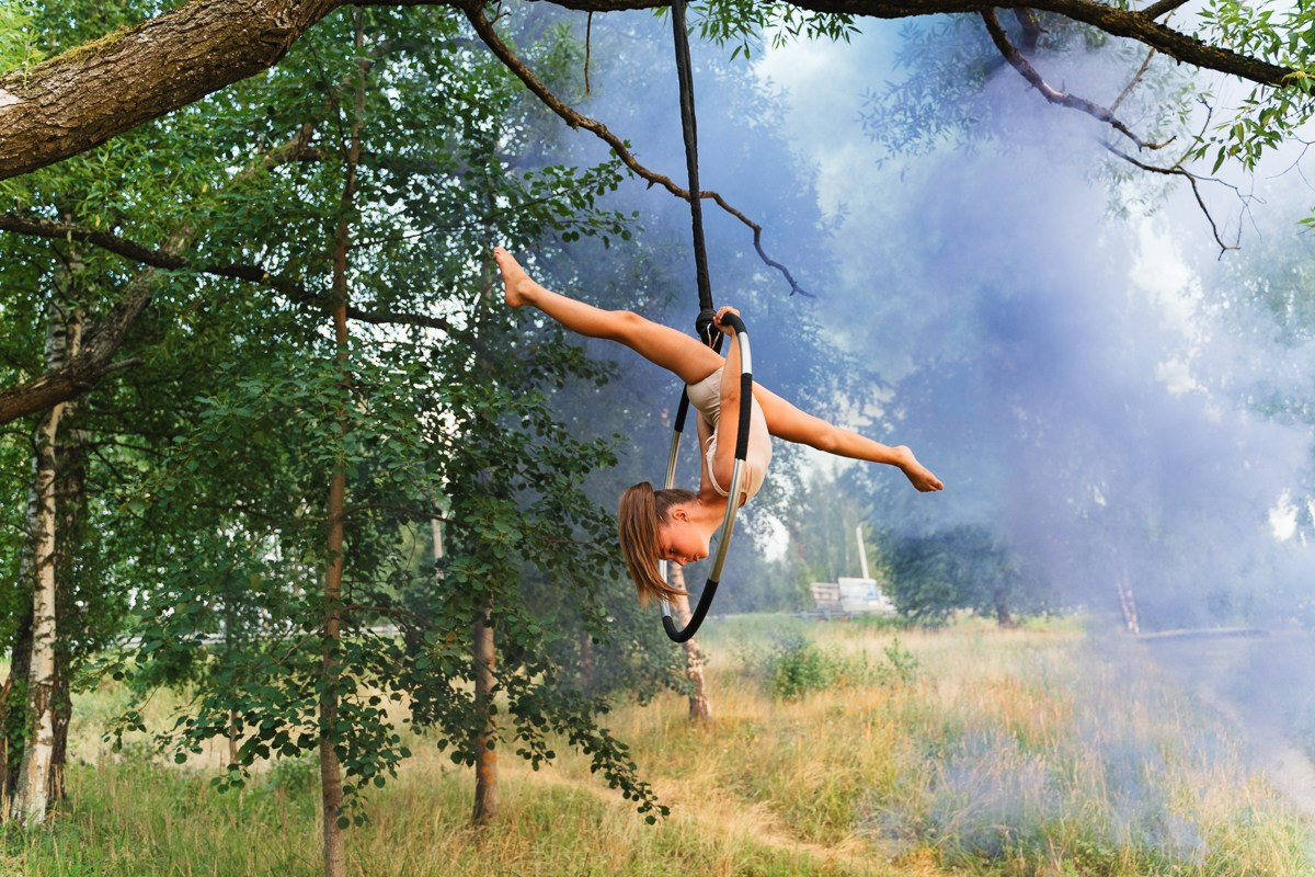 Фотопроект «Фаеры в лесу». Репортажный и семейный фотограф в Санкт-Петербурге Тарас Марченко
