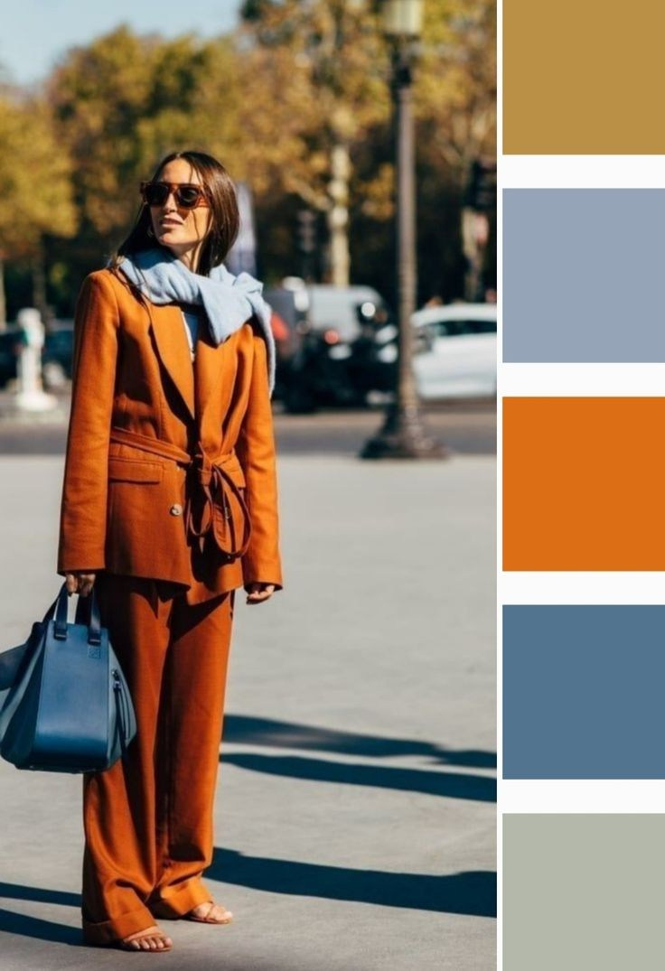 Сочетания цветов в одежде