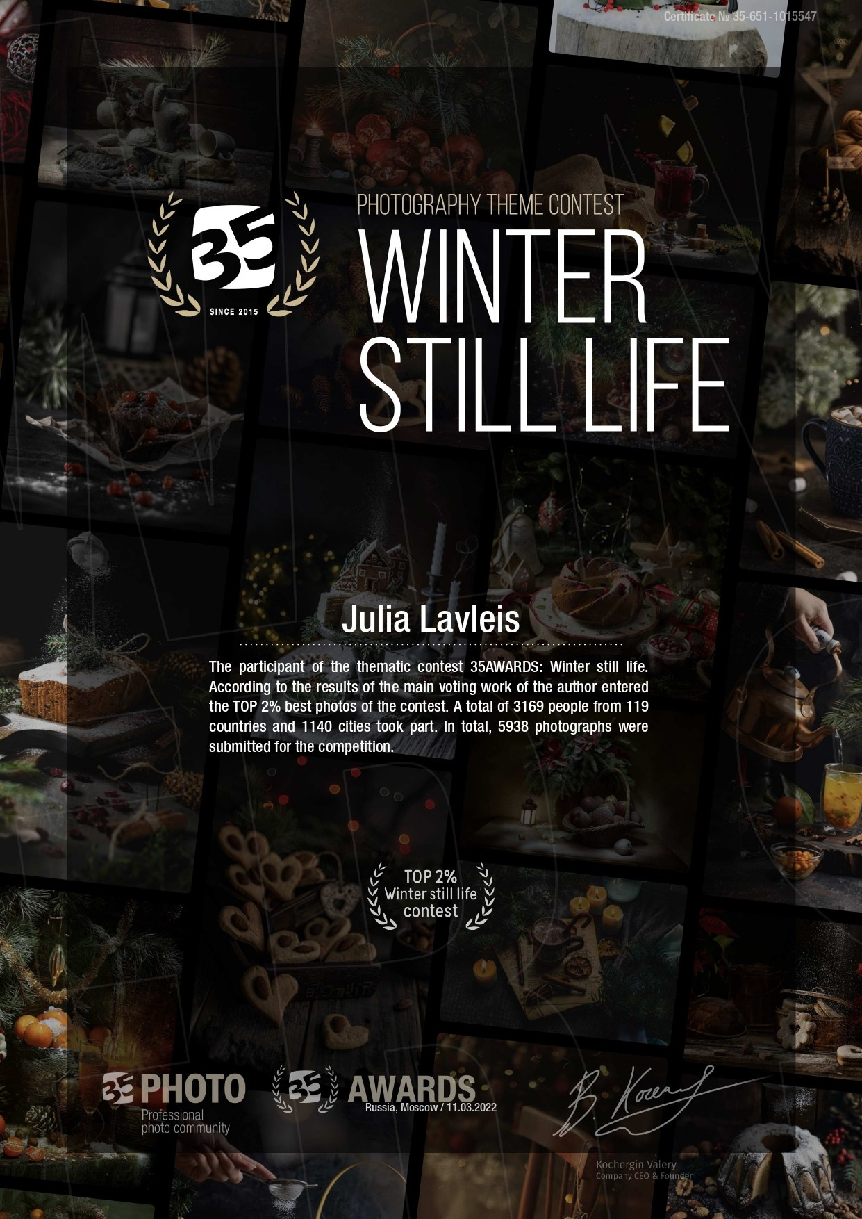 Фуд фотограф Москва, съемка меню и продуктов