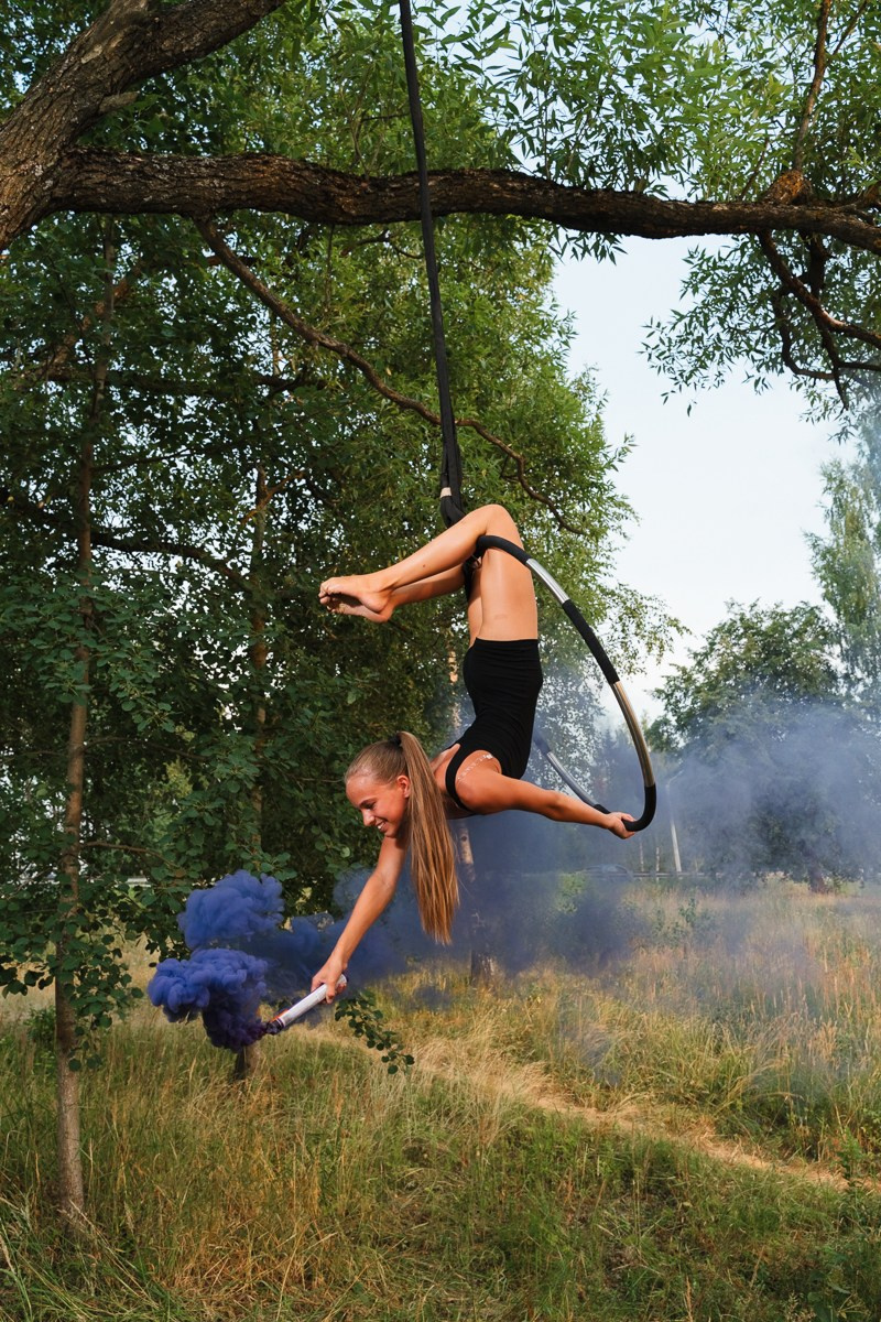 Фотопроект «Фаеры в лесу». Репортажный и семейный фотограф в Санкт-Петербурге Тарас Марченко