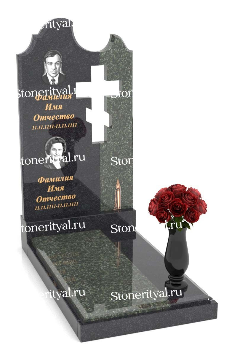 Семейные памятники. Изготовление и установка памятников в Москве и МО