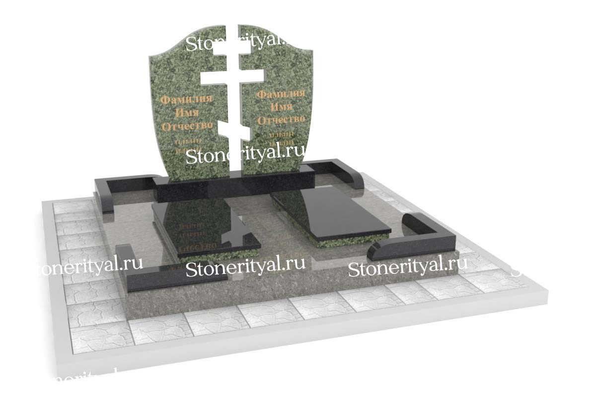 Семейные памятники. Изготовление и установка памятников в Москве и МО