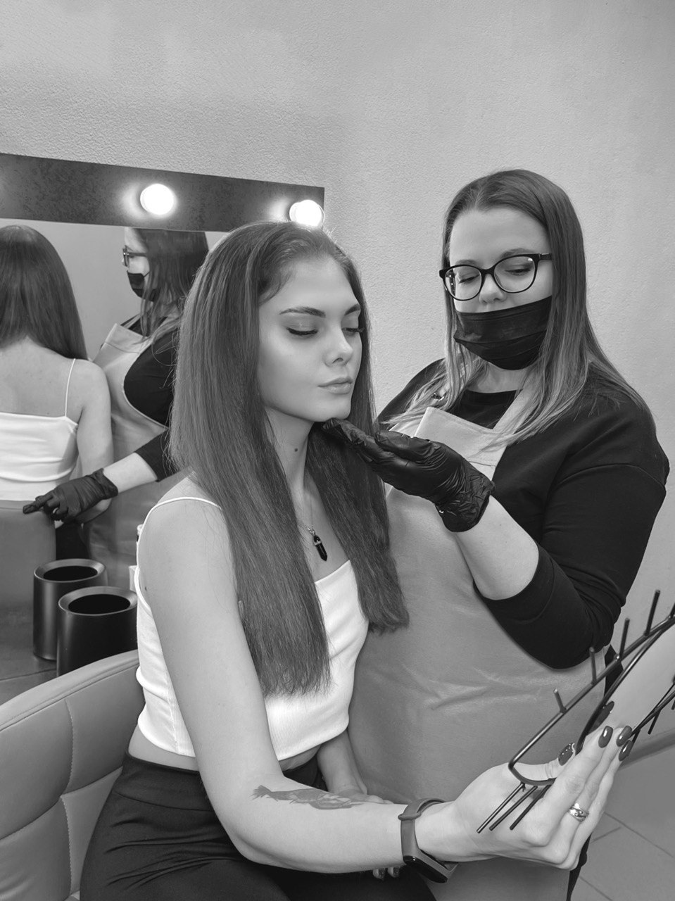 Контент-съёмка для салона красоты: перманент, брови, ресницы, эпиляция. Софья Даниленко SMM агентство для экспертов, личных брендов и бизнесов