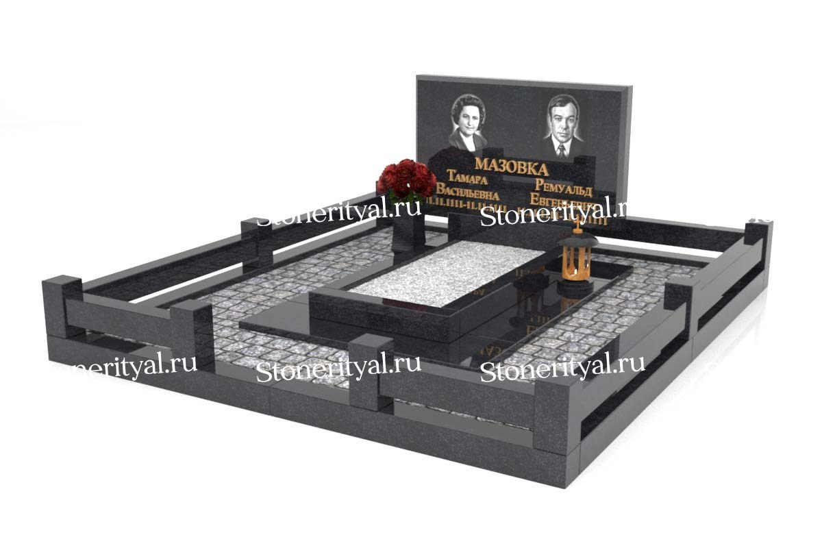 Семейные памятники. Изготовление и установка памятников в Москве и МО