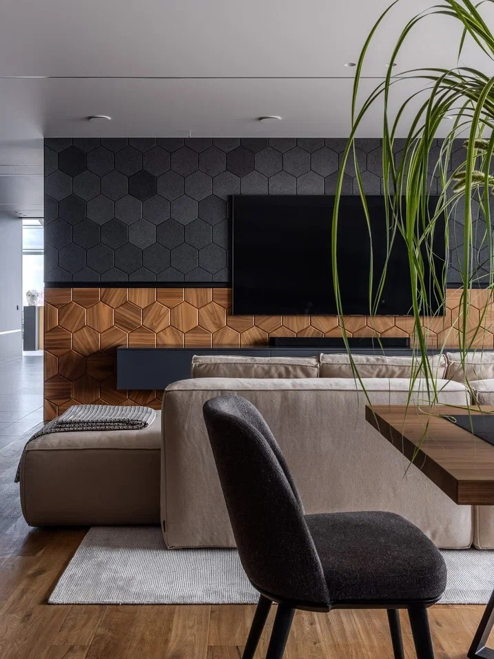 Квартира для молодого IT-специалиста площадью 250 м² на 21 этаже. Студия дизайна интерьера «Строчка» | Москва, Санкт-Петербург, Самара, Казань, Тольятти, Ульяновск и другие города России