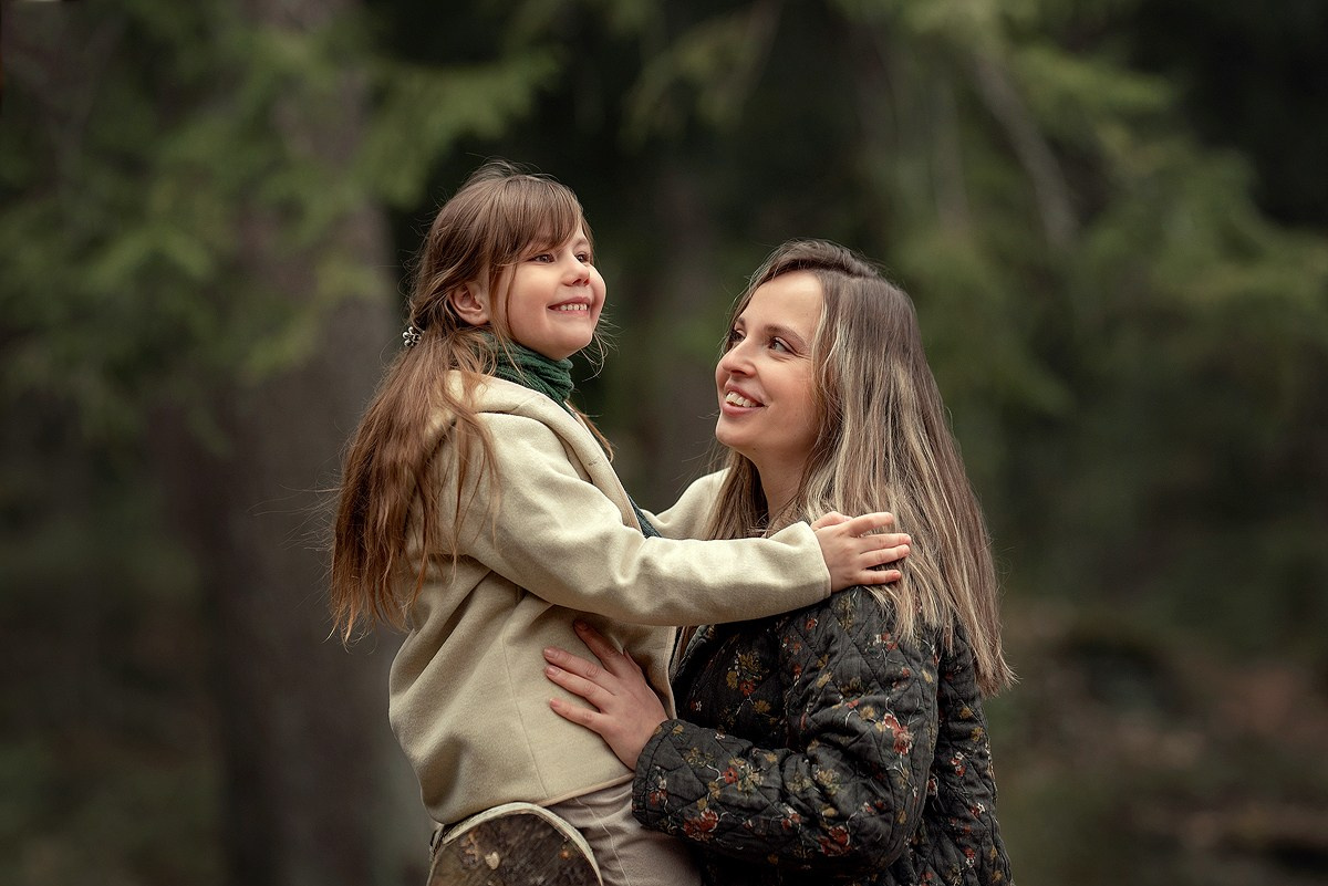 Стильная семейная фотосессия в весеннем лесу. Семейный фотограф Татьяна Надеждина | Москва, Московская область, Ярославль