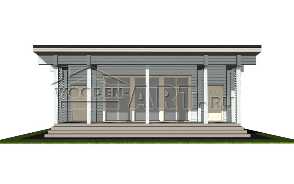 «Островки» 120 кв. м. Проекты деревянных домов