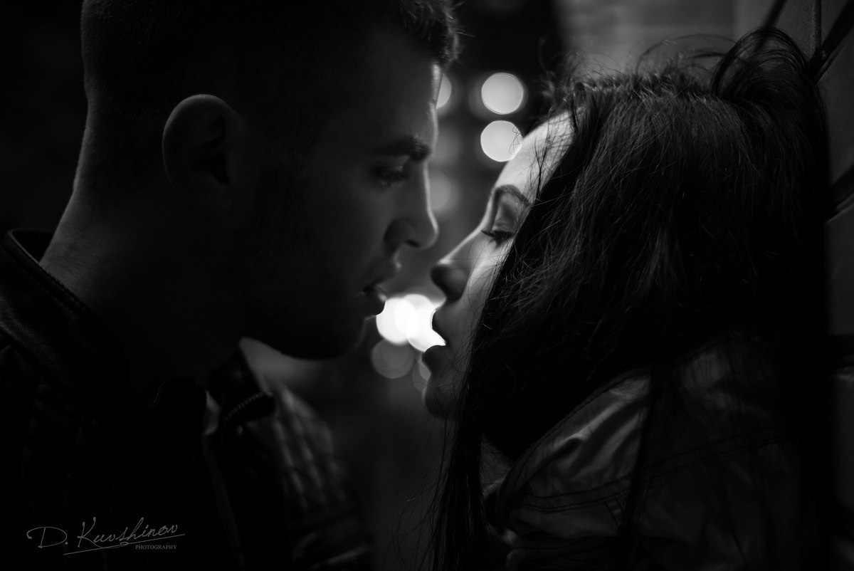 Фотосессия в ночном городе. Свадебный фотограф в Витебске Дмитрий Кувшинов