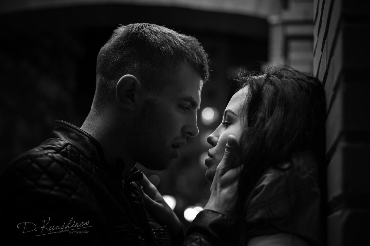 Фотосессия в ночном городе. Свадебный фотограф в Витебске Дмитрий Кувшинов