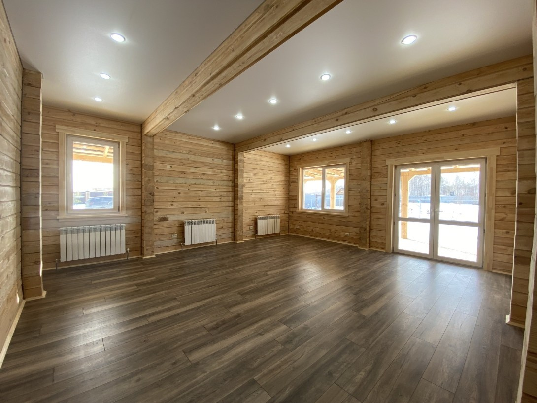 Студия + 3 спальни 112 м². Уральский завод Профилированного бруса в Челябинске