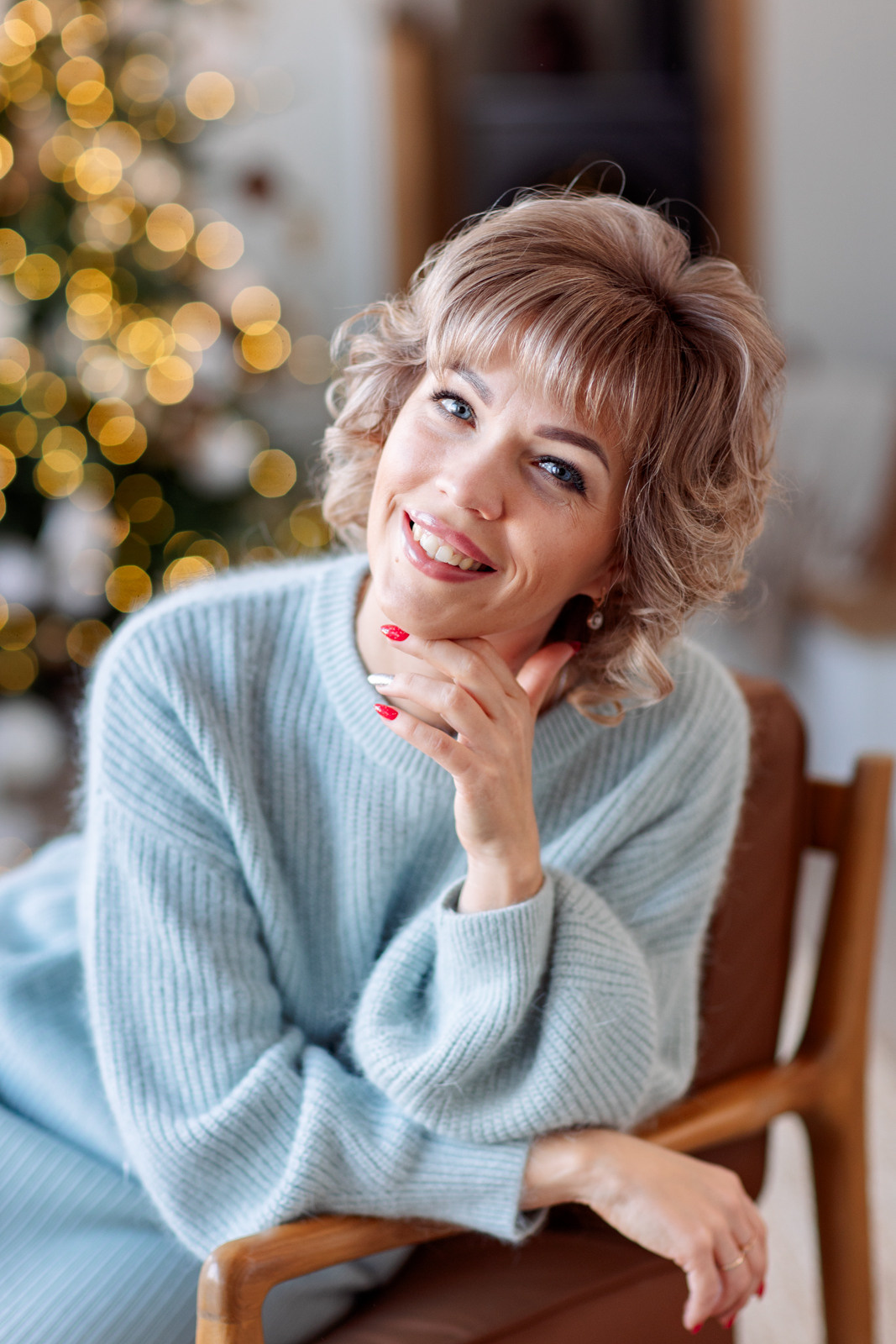 Новогодняя семейная фотосессия. Студия Мускат. Семейный и детский фотограф в Пензе Анна Михайлова