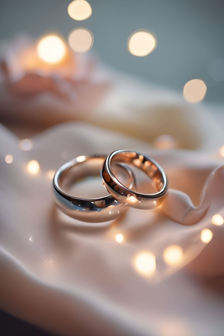 Фотография обручальных колец