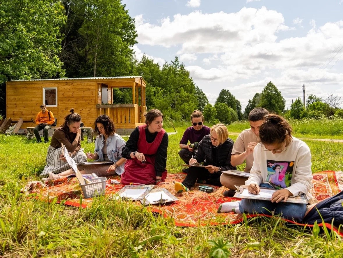 Участие в выставке-перфомансе «Русское бессознательное», Калужская область. Фотограф Наталия Шляпина в Ростове-на-Дону