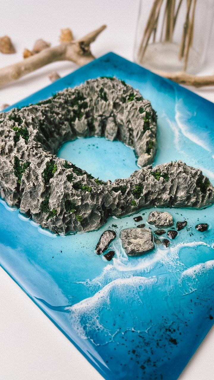 Онлайн мастер-классы по эпоксидной смоле и спиртовым чернилам. Seatales — эпоксидная смола и спиртовые чернила