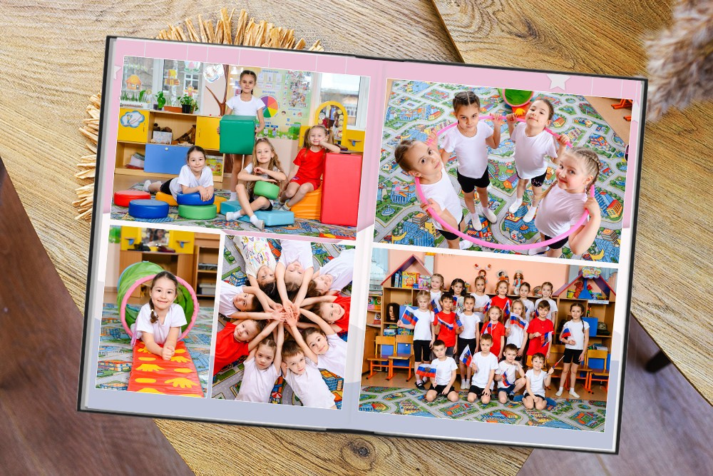 Выпускной альбом для детского сада в Томске. Студия выпускных альбомов Ольги Галкиной. Томск