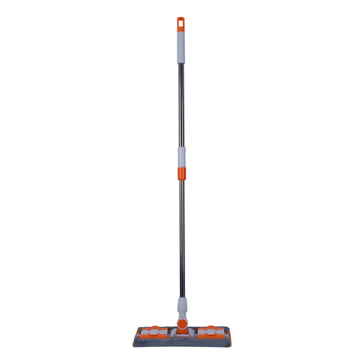 Швабра с мопом красно серая